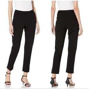 NWT NYDJ Black Ponte Knit Betty Ankle Pants Women's Size 8 M11Z1814